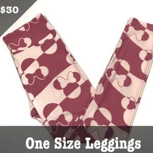 Lularoe Disney 💕Minnie Mouse💕 one size leggings
